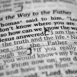 I am the way and the truth and the life. No one comes to the Father except through me.